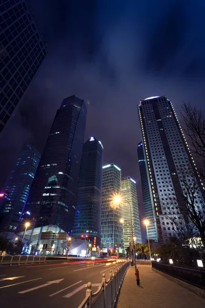 China Shanghai city night view — Stock Photo, Image