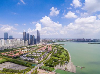 Modern çember, şehir, seyahat