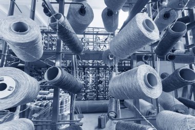 Tekstil fabrikası, üretim ekipmanları