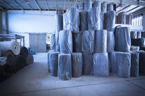 工場の繊維倉庫 — ストック写真