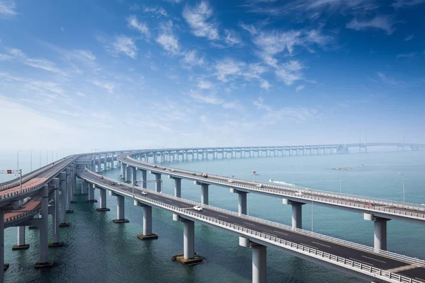 Puente Cruce Marítimo Arquitectura — Foto de Stock