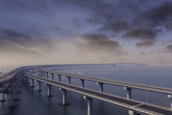 Puente Cruce Marítimo Arquitectura — Foto de Stock