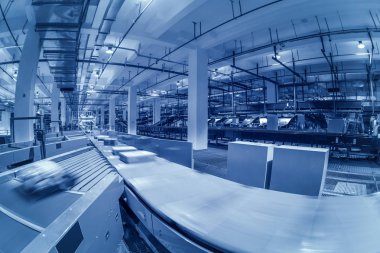 Mal sıralama ekipmanlarından oluşan lojistik şirketi