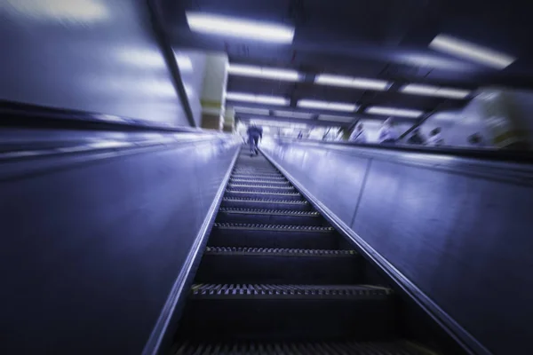 Närbild på rulltrappor — Stockfoto
