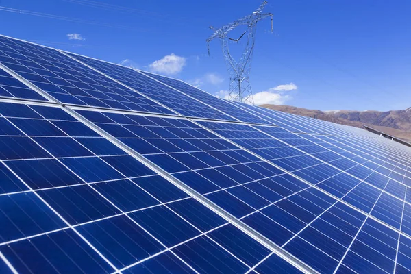 Solar power station site — Stock Photo, Image
