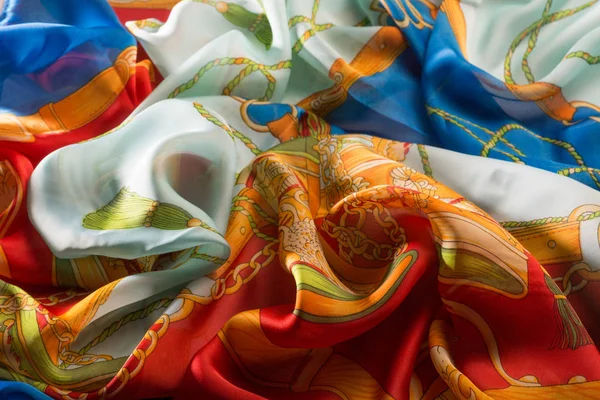 ผ้าพันคอผ้าไหมจีน — ภาพถ่ายสต็อก