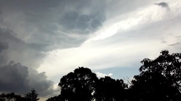 Sydney Avustralya Açık Hava Bulutları Zaman Aşımına Uğradı — Stok video