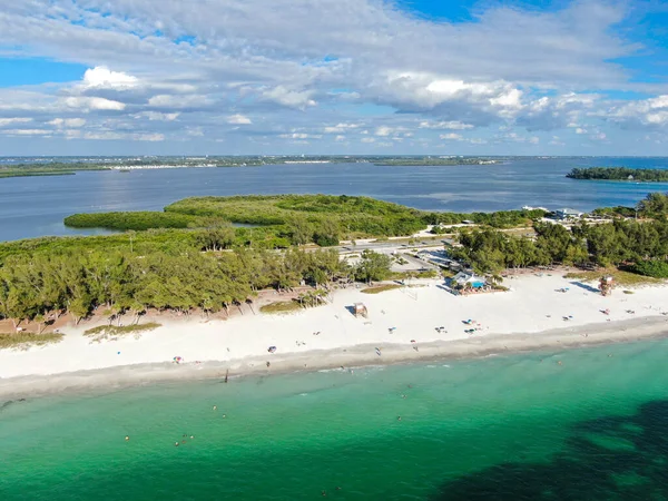 Aerial view of Anna Maria Island beaches — Stock Photo, Image