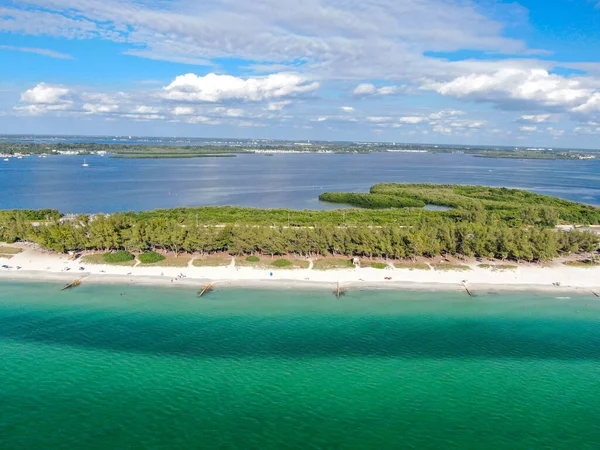 Flygfoto över Anna Maria Island stränder — Stockfoto