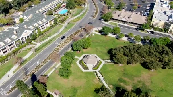 Парк Green square park in Ladera Ranch, California — стокове відео