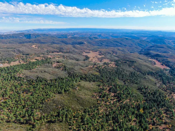 Pine Valley during dry fall season, California