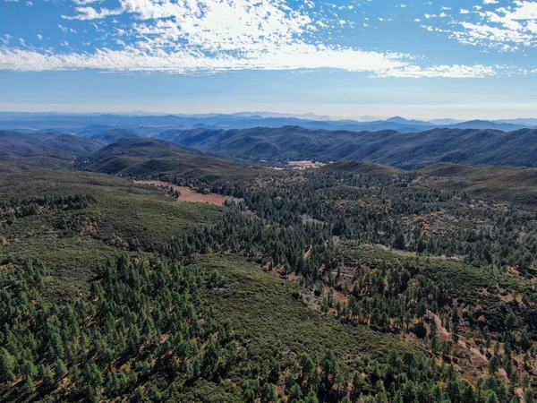 Pine Valley during dry fall season, California