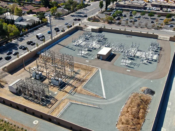Vista aérea de las centrales eléctricas . — Foto de Stock