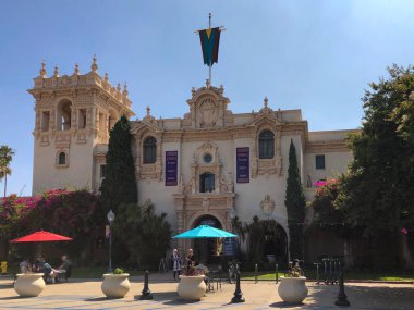 San Diego, California, Usa 'daki Balboa Park' taki Casa Del Prado.