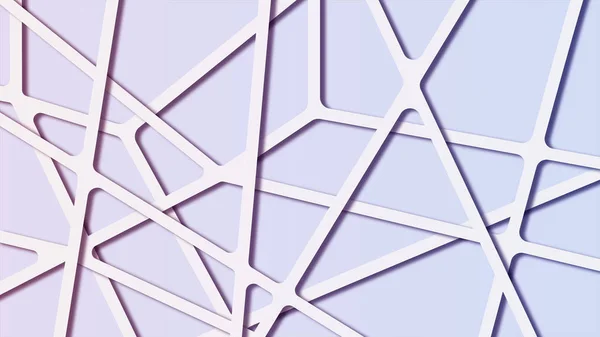 Fond polygonal moléculaire abstrait à gradient coloré avec lignes de connexion — Photo