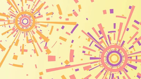 Mehrfarbige geaometrische Kreisform Hintergrund — kostenloses Stockfoto