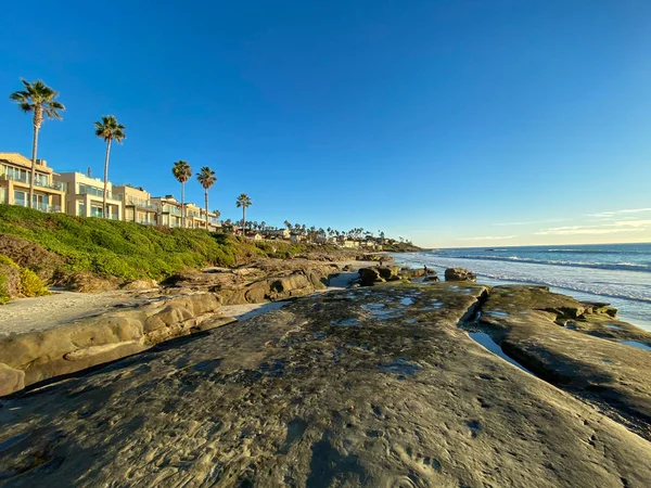 La Jolla shores and beach with building on the background in La Jolla San Diego — Stock Photo, Image