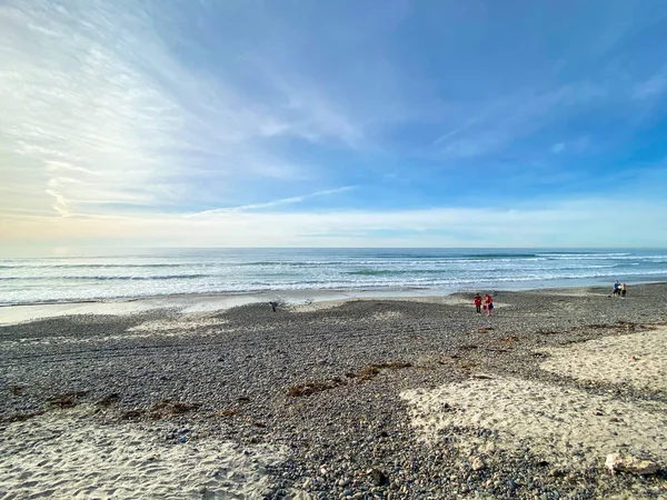 Torrey Pines State Beach prima del tramonto crepuscolo — Foto Stock