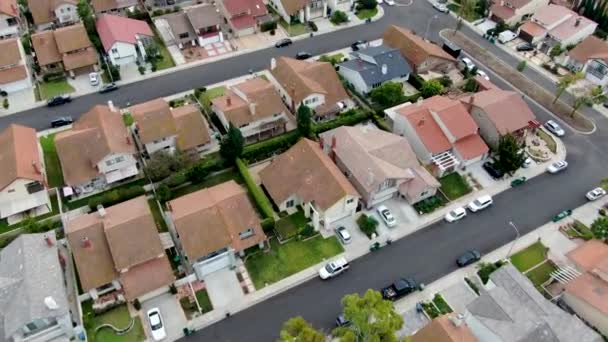 Flygfoto över storskaliga bostadsområde, Irvine, Kalifornien — Stockvideo