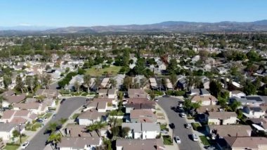 Irvine, California 'daki yerleşim yerlerinin hava görüntüsü