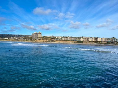 Pasifik sahil şeridi rıhtımından San Diego, Clifornia, Usa