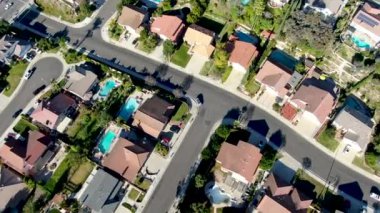 Diamond Bar, California 'daki yerleşim yerinin hava görüntüsü