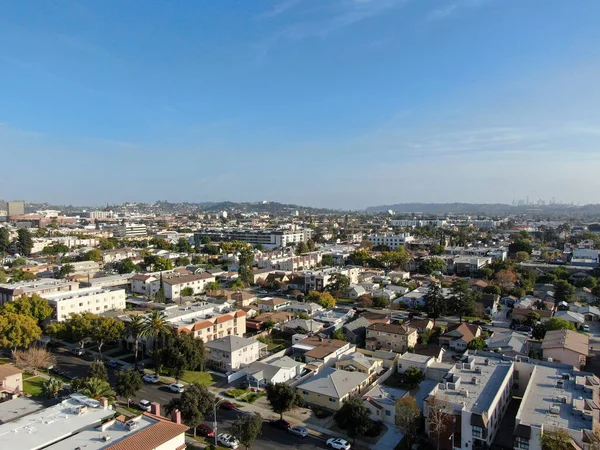 Vue aérienne du centre-ville de Glendale, ville de Los Angeles — Photo