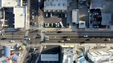 Glendale 'in havadan görünüşü, Los Angeles' ta şehir 