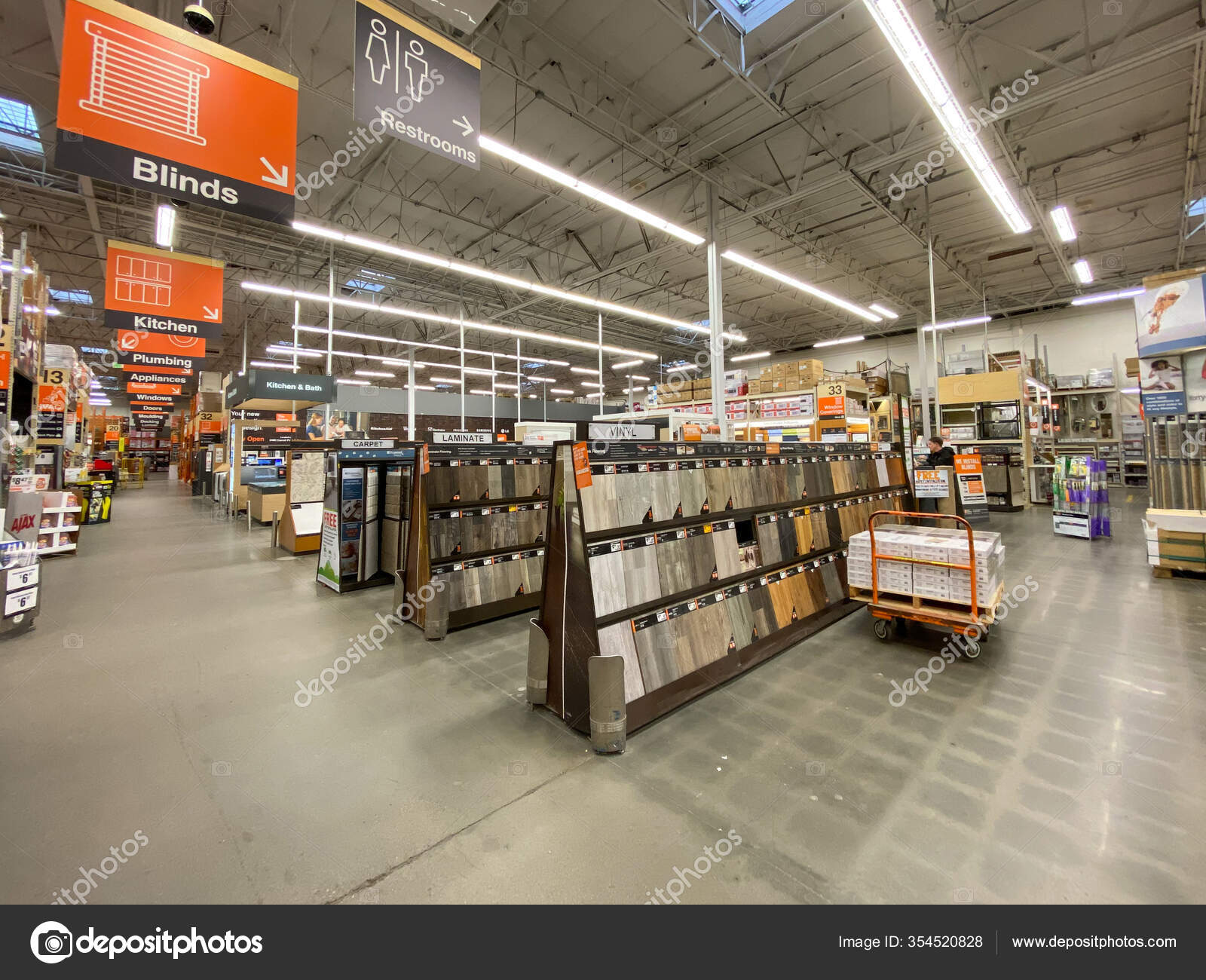 The Home Depot store department section aisles. – Stock Editorial Photo ©  bonandbon #354520828