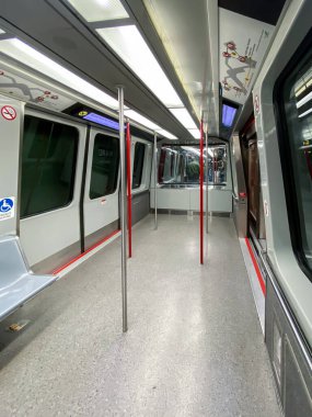 Covid 19 karantinasından dolayı boş Pekin Havaalanı 3 terminali