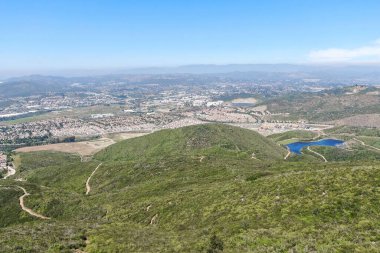 San Marcos 'taki Double Peak Park' ın havadan görüntüsü