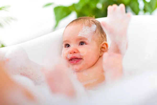 So viel Schaum, so viel Glück — Stockfoto