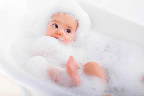 Espuma de banho de bolha — Fotografia de Stock