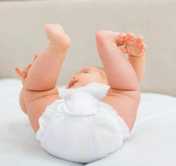 健康的宝宝的脚 — 图库照片