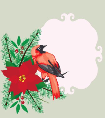 vektör Noel kartı