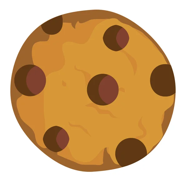 Vector Chocolate Chip Cookie — Stockvector