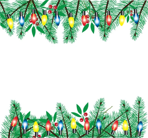 Vector Christmas Lights — Stock Vector