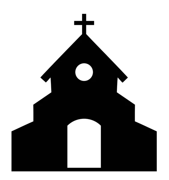ベクトル教会アイコン — ストックベクタ