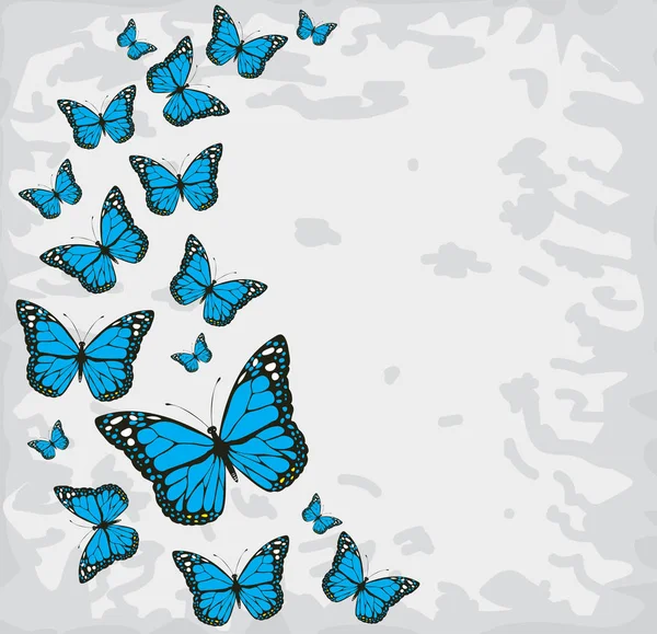 Vektor Vintage Schmetterlinge — Stockvektor