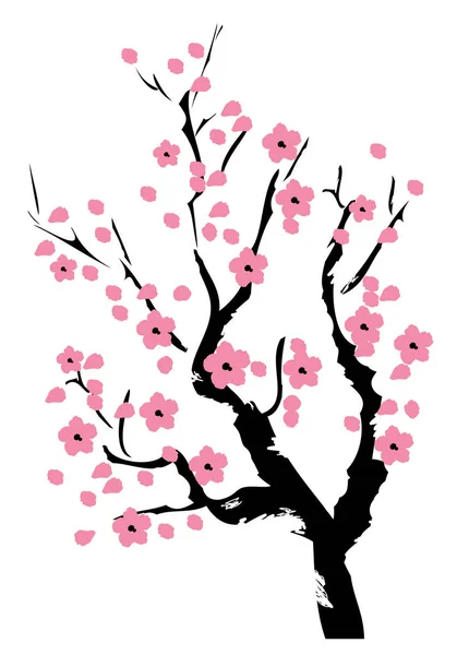 Fiore di ciliegio vettoriale — Vettoriale Stock