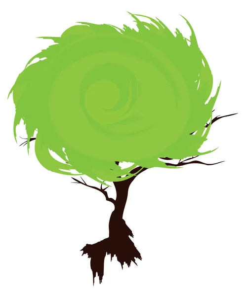 Vektor abstrakter Baum — Stockvektor