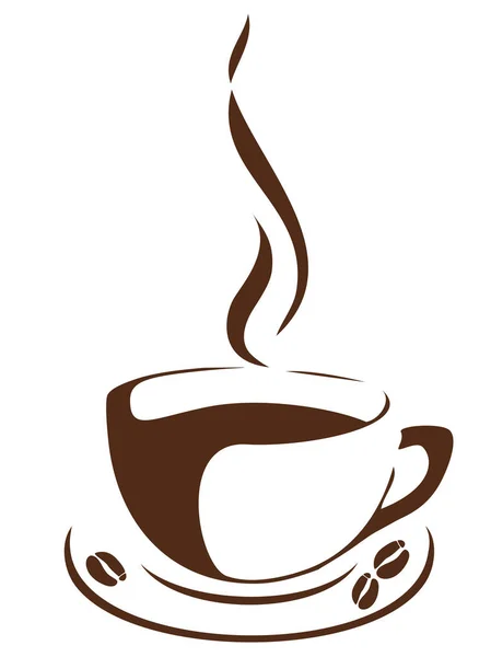 Vector Kaffeetasse — Stockvektor