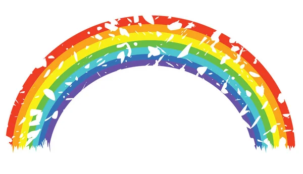 Vector grunge arco iris — Archivo Imágenes Vectoriales