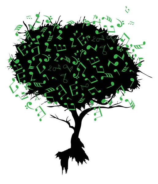 Drzewo streszczenie wektor — Wektor stockowy
