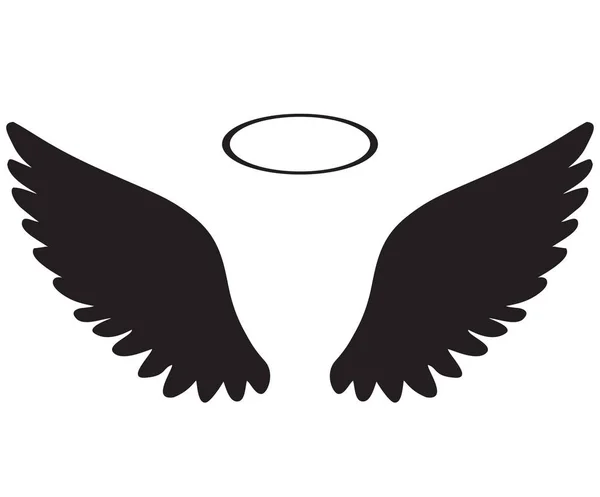 Vektor křídla ikona — Stockový vektor