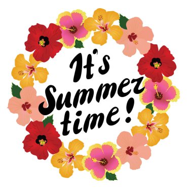 Yaz zamanı vektör çiçek