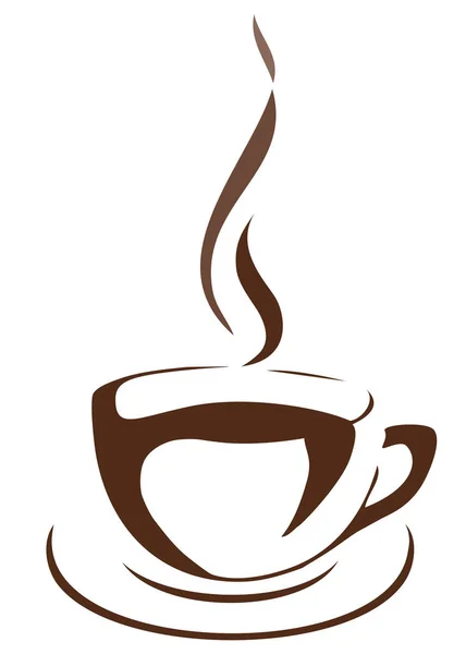 Векторна чашка кави — стоковий вектор