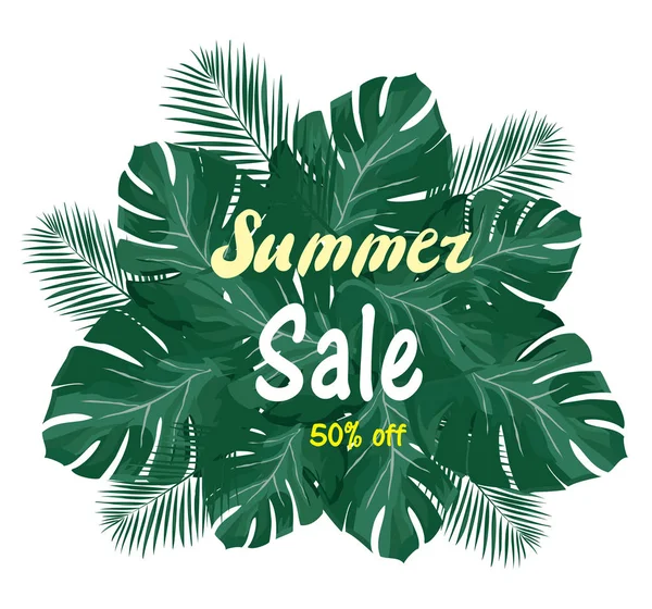 Vector summer sale — Stock Vector