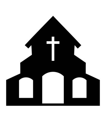 Vektör kilise kutsal kişilerin resmi