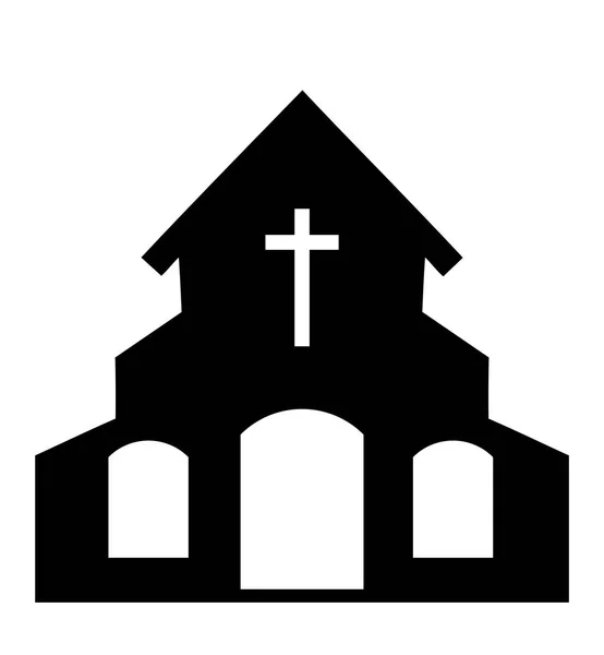 Icono de iglesia vectorial — Archivo Imágenes Vectoriales